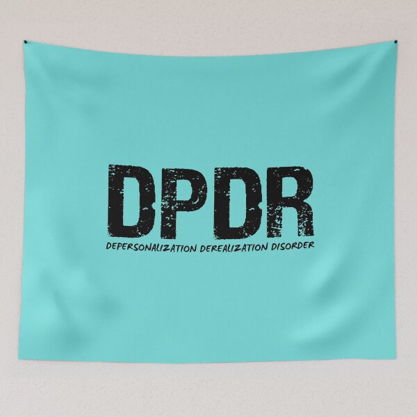 Item preview, Vintage DPDR depersonalization derealization disorder typography  designed and sold by garniturex.