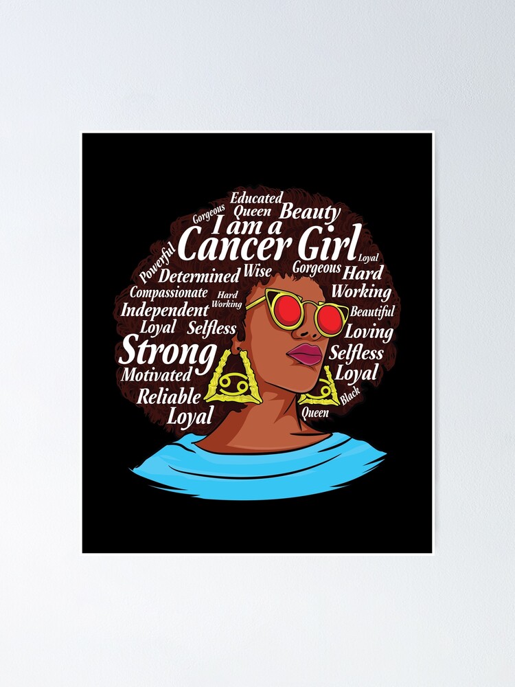 Proud cancer queen June July birthday Cancer Zodiac sign" Poster for Sale by UNX art