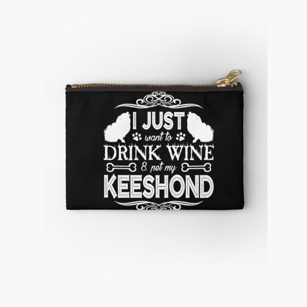 Item preview, Drink Wine And Pet Keeshond Shirt  designed and sold by StarcyWol.