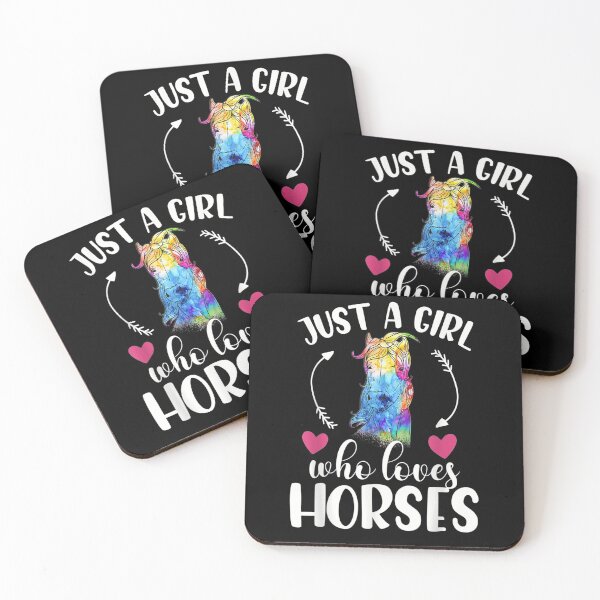 Item preview, Just A Girl Who Loves Horses Equestrian Rider Horse Owner  designed and sold by jerrie9.