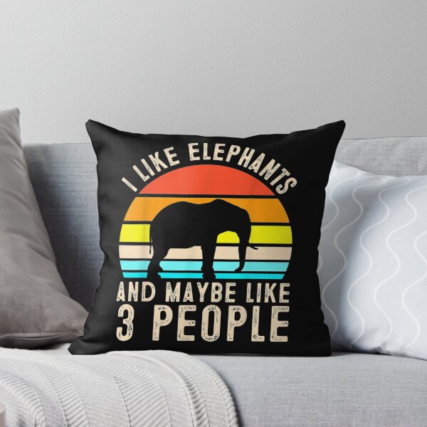 Item preview, I Like Elephants And Coffee And Maybe 3 People Elephant  designed and sold by jerrie9.