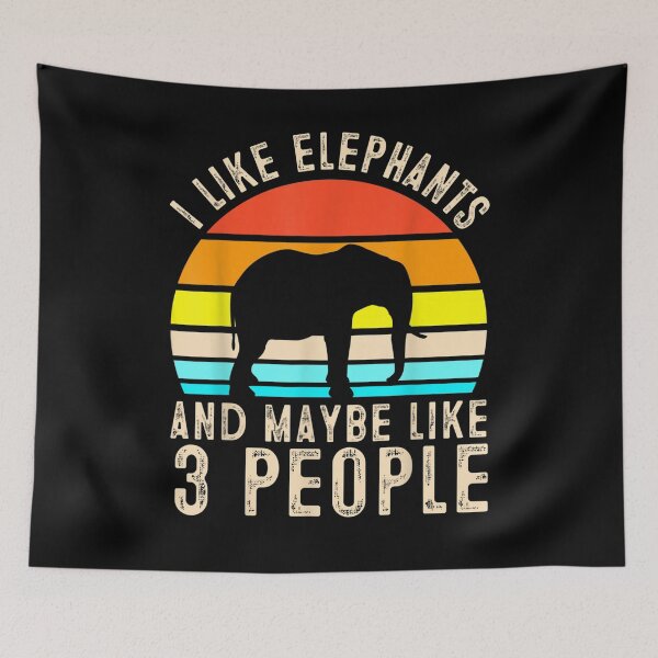 Item preview, I Like Elephants And Coffee And Maybe 3 People Elephant  designed and sold by jerrie9.