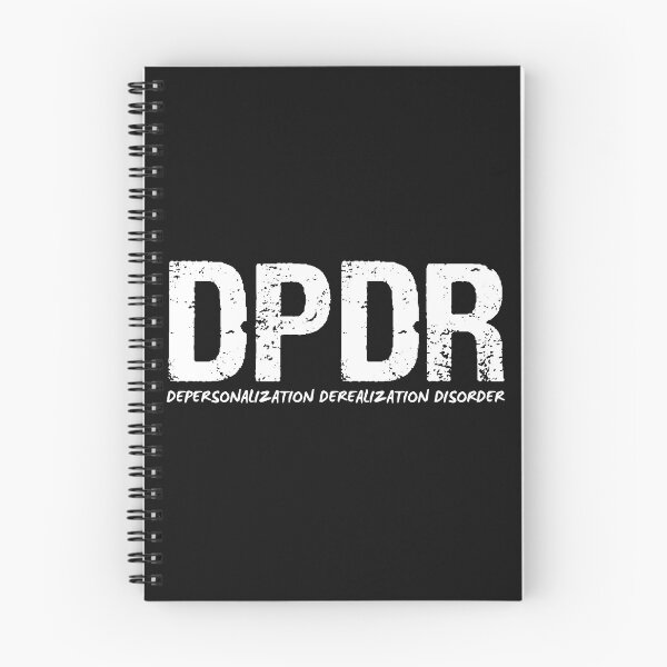 Item preview, Vintage DPDR depersonalization and derealisation disorder Typography designed and sold by garniturex.