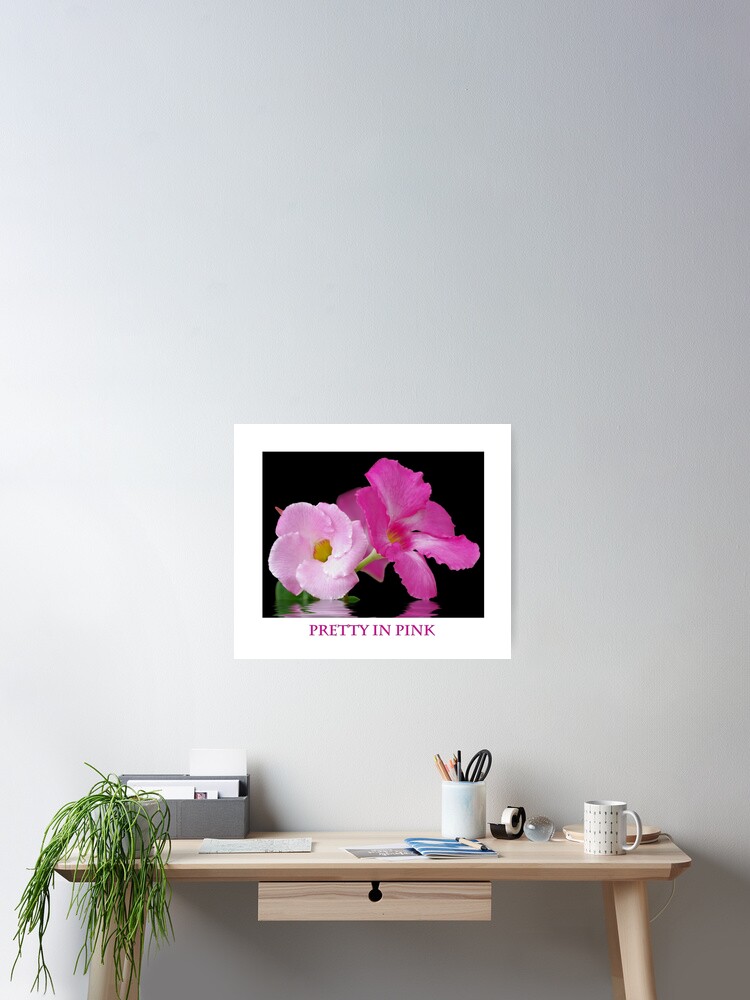 Thumbnail 2 of 3, Poster, Pretty In Pink designed and sold by TGrowden.
