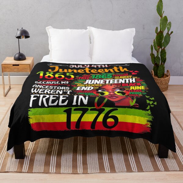 Item preview, Juneteenth Because My Ancestor Weren't Free Afro Black Women T-Shirt designed and sold by United-Carlos.
