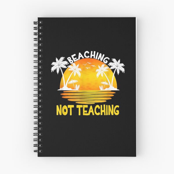 Item preview, Vintage Beaching Not Teaching Funny Vacation Summer Teacher  designed and sold by laurader.