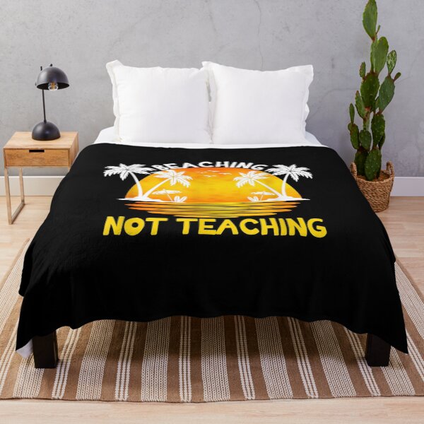 Item preview, Vintage Beaching Not Teaching Funny Vacation Summer Teacher  designed and sold by laurader.