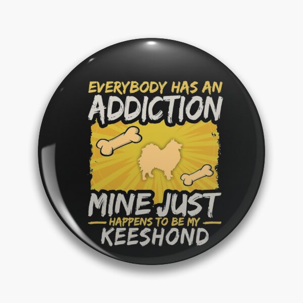 Item preview, Keeshond Funny Dog Addiction Shirt  designed and sold by StarcyWol.