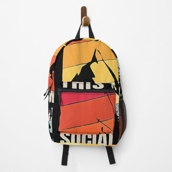 Item preview, Skiing This Is How I Social Distance Retro designed and sold by laurader.