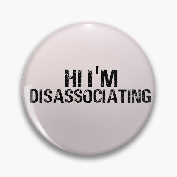 Item preview, Vintage Hi I'm Disassociating Typography  designed and sold by garniturex.