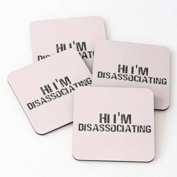 Item preview, Vintage Hi I'm Disassociating Typography  designed and sold by garniturex.