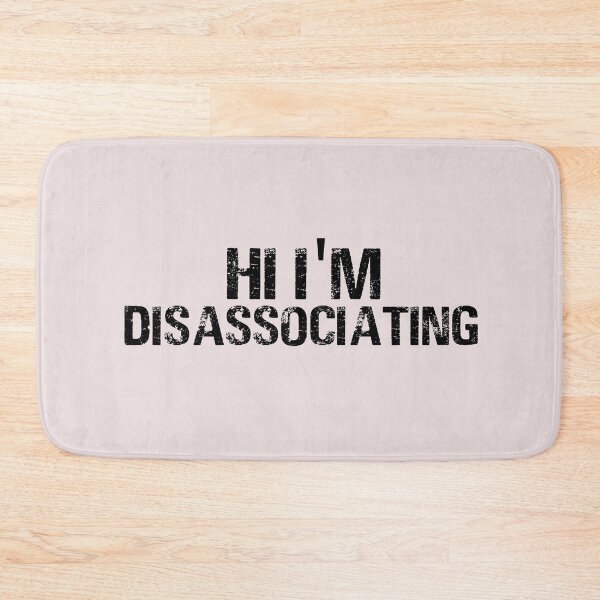 Item preview, Vintage Hi I'm Disassociating Typography  designed and sold by garniturex.