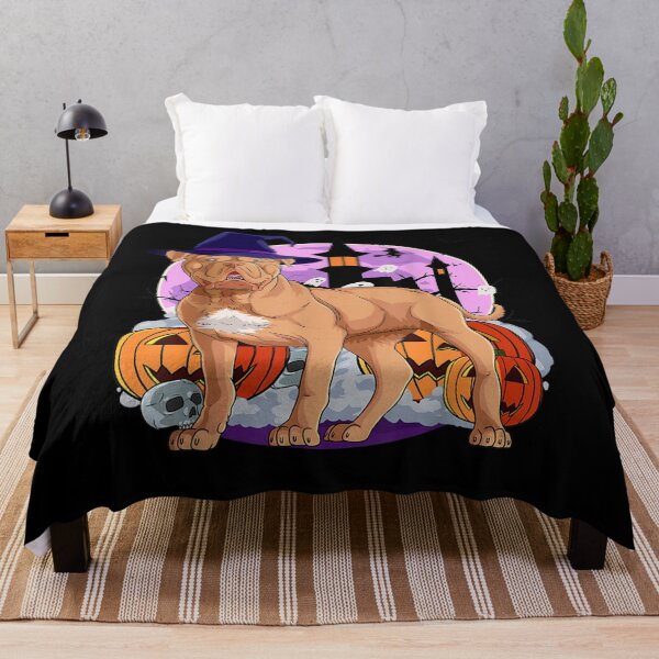 Item preview, Dogue De Bordeaux Cute Dog Halloween Witch Pumpkin designed and sold by jerrie9.