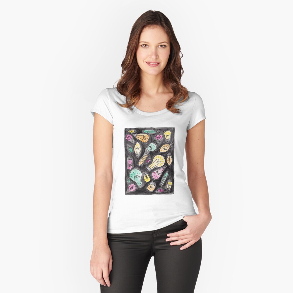 Item preview, Fitted Scoop T-Shirt designed and sold by lauramaxwell.