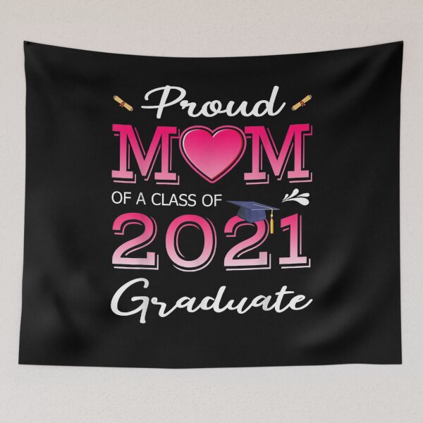 Item preview, Proud Mom Of A Class Of 2021 Graduate Senior Gift  designed and sold by jerrie9.