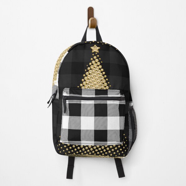 Item preview, Christmas  Black White Buffalo Plaid designed and sold by Tamas Das.