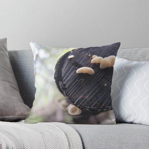 Item preview, Mushrooms on a log designed and sold by FrazzledGecko.