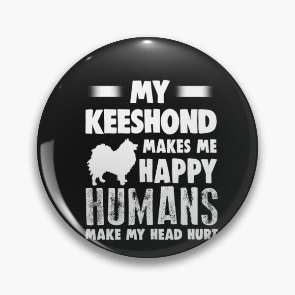 Item preview, Keeshond Humans Make My Head Hurt Shirt  designed and sold by StarcyWol.