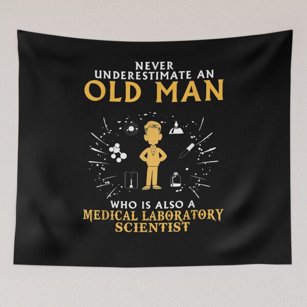 Item preview, Never Underestimate A Medical Laboratory Scientist  designed and sold by jerrie9.