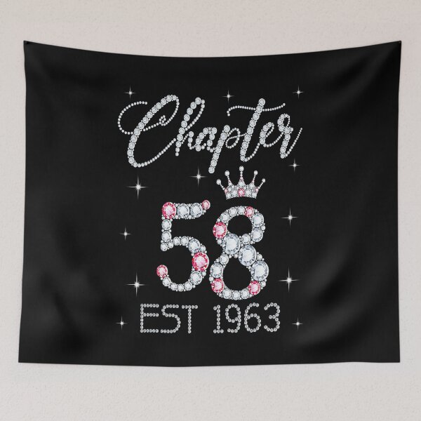 Item preview, Chapter 58 Est 1963 58th Birthday Gift For Women Ladies designed and sold by BargerStore.