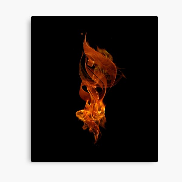 "The Fire" ("Al Nar" in Arabic) Canvas Print
