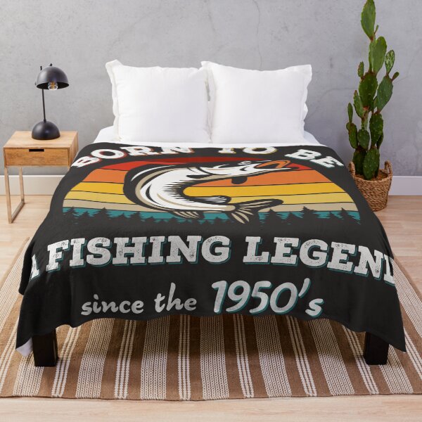 Item preview, Born To Be A Fishing Legend Since The 1950's designed and sold by Mr-FluffyTail.