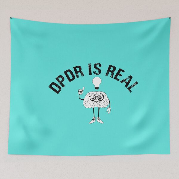 Item preview, Vintage DPDR is real Typography and funny brain illustration  designed and sold by garniturex.