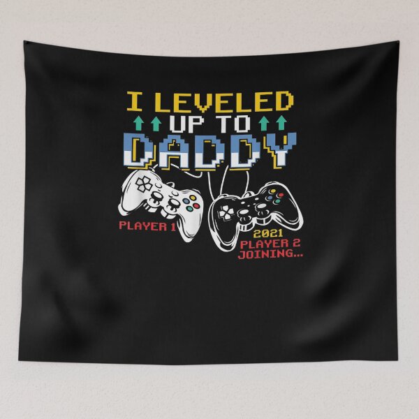 Item preview, I Leveled Up To Daddy Soon To Be Dad 2021 Apparel  designed and sold by jerrie9.