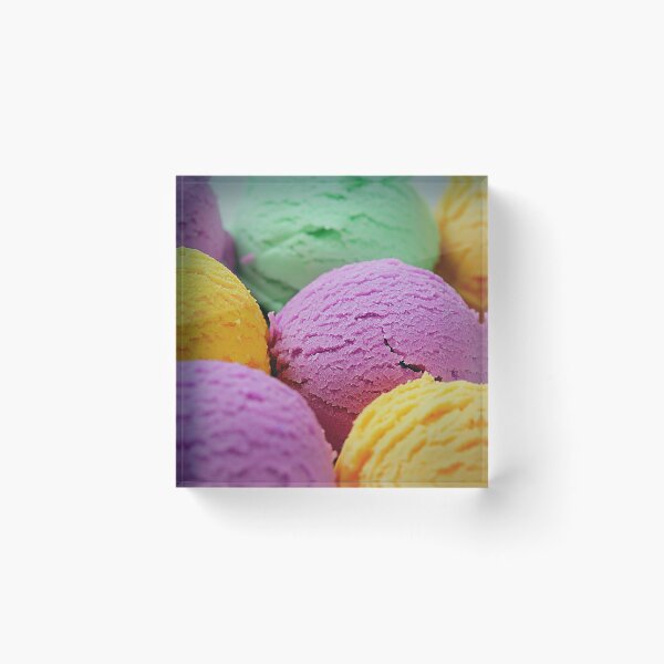 Item preview, Colorful Ice Cream Scoops designed and sold by NerdyByDesign.