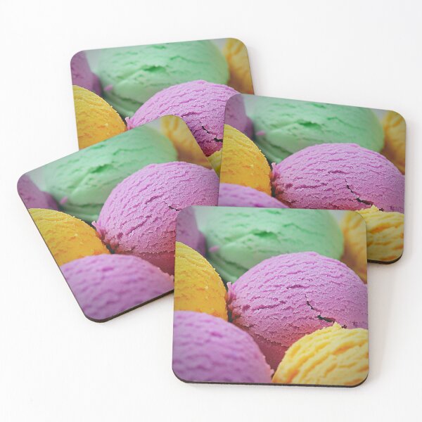 Item preview, Colorful Ice Cream Scoops designed and sold by NerdyByDesign.