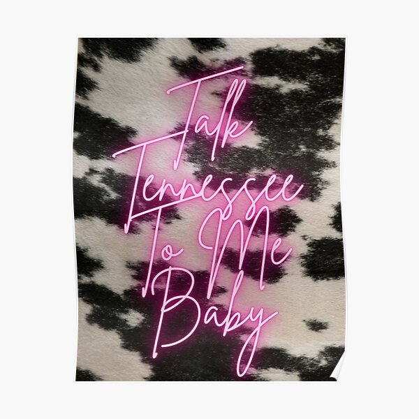 Cute Cowprint Country Print Poster