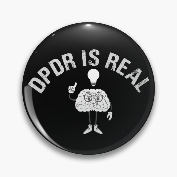 Item preview, DPDR  is real Bold Typography and funny brain illustration  designed and sold by garniturex.