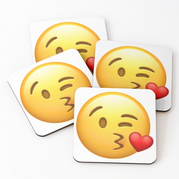 Item preview, Face Blowing Kiss Emoji Pattern designed and sold by Popular-Gifts.
