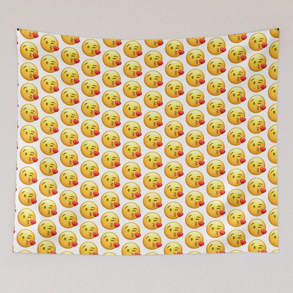 Item preview, Face Blowing Kiss Emoji Pattern designed and sold by Popular-Gifts.