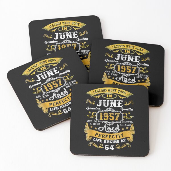 Item preview, Legends Were Born In June 1957 64th Birthday Gifts  designed and sold by jerrie9.