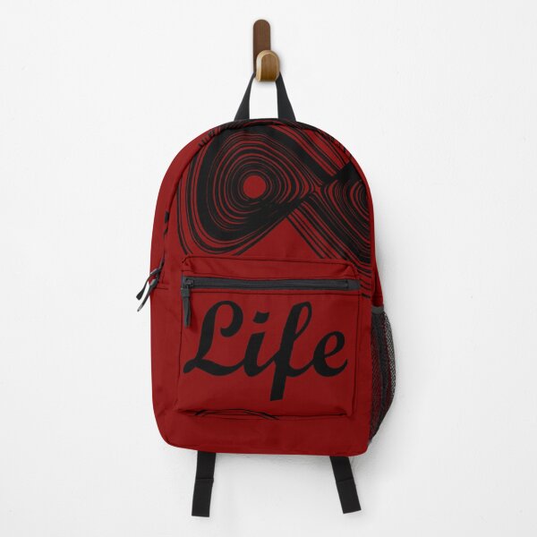 Item preview, Life is unpredictable - Maths Chaos - maroon designed and sold by rahilvalani.
