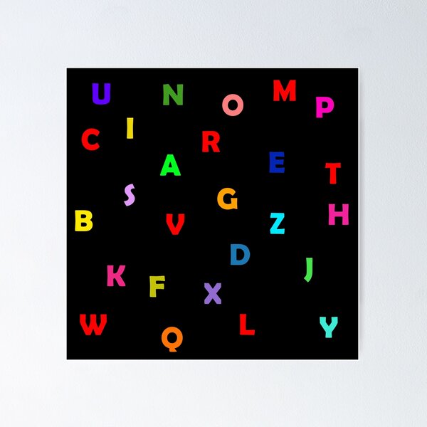 Item preview, English Letters designed and sold by freeArt10.