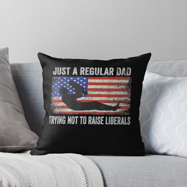 Item preview, Mens Vintage Flag Just A Regular Dad Trying Not To Raise Liberals  designed and sold by jerrie9.