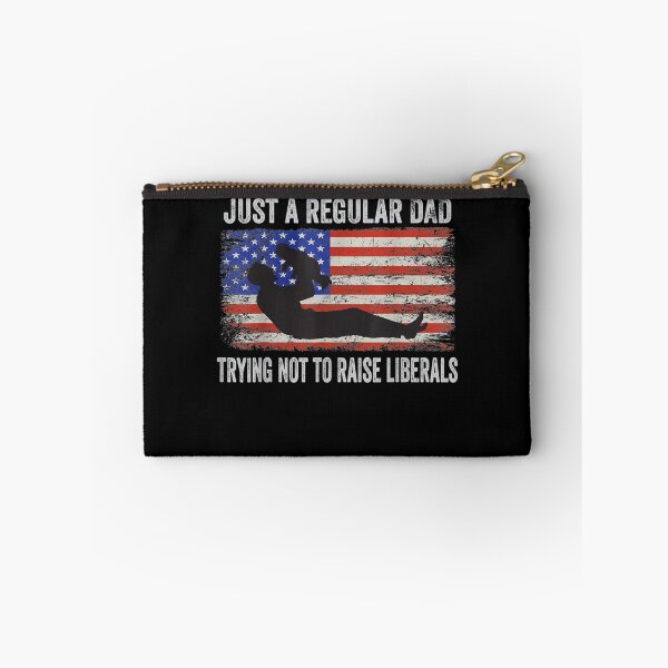 Item preview, Mens Vintage Flag Just A Regular Dad Trying Not To Raise Liberals  designed and sold by jerrie9.