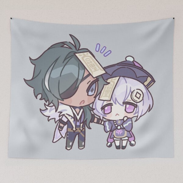 Item preview, Genshin Impact Qiqi and Kaeya  designed and sold by NewEraMutant.