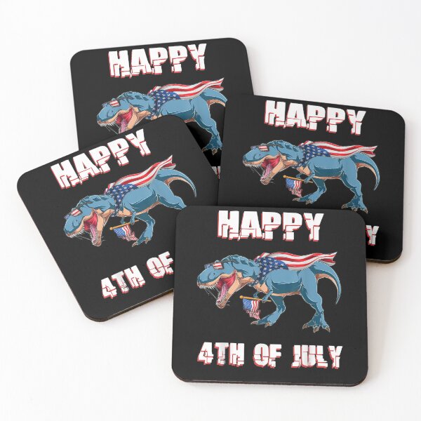 Item preview, Kids Happy 4th Of July Dinosaur T Rex Boys Girls Toddler  designed and sold by jerrie9.