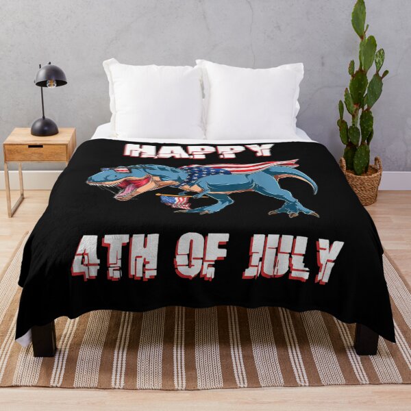Item preview, Kids Happy 4th Of July Dinosaur T Rex Boys Girls Toddler  designed and sold by jerrie9.