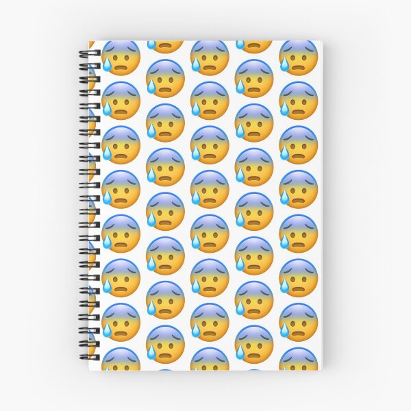 Item preview, Face With Open Mouth And Cold Sweat Emoji designed and sold by Popular-Gifts.