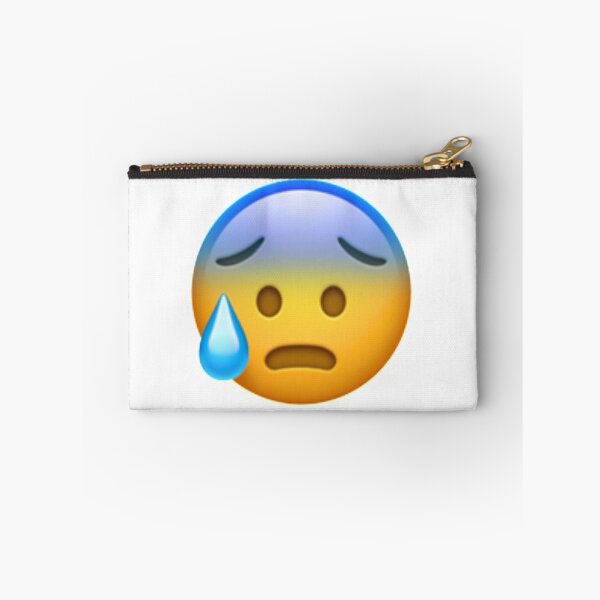 Item preview, Face With Open Mouth And Cold Sweat Emoji designed and sold by Popular-Gifts.