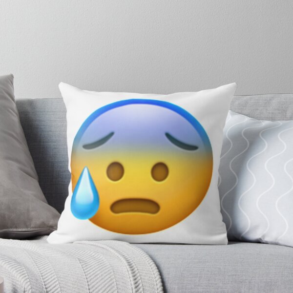 Item preview, Face With Open Mouth And Cold Sweat Emoji designed and sold by Popular-Gifts.