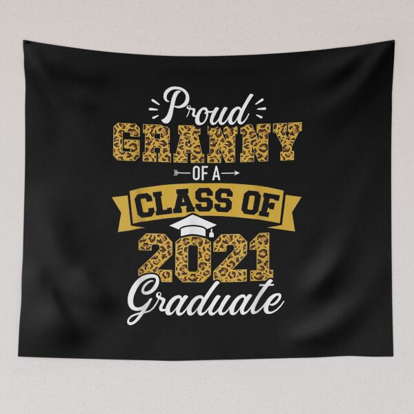 Item preview, Proud Granny Of A Class Of 2021 Graduate Leopard  designed and sold by jerrie9.