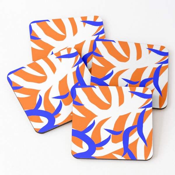Item preview, Blue and Orange Abstract  designed and sold by Artpiphany.