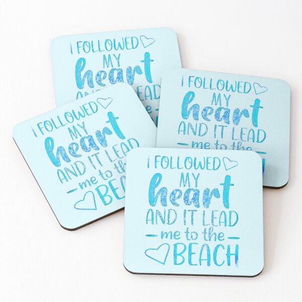 Item preview, I Followed My Heart and it Lead Me to the Beach designed and sold by CristalleLisa.