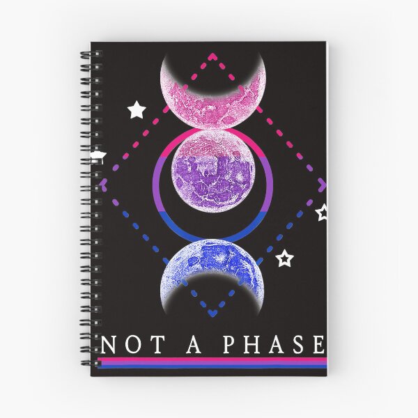 Item preview, Not a Phase Moon Bisexual Flag Proud Bi Pride designed and sold by MichaelAgree.