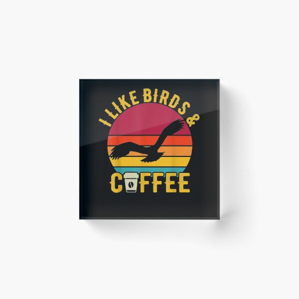 Item preview, I Like Birds Coffee Funny Retro Vintage Birds Theme Lover  designed and sold by jerrie9.